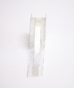 Organza And Satin Stripe Ribbon Available Only In One Size