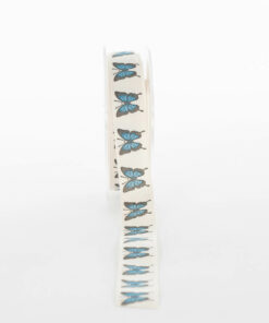 NT432-2A234-RIBBON-COTTON-BEIGE-BLUE-BFLY