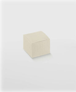Box Small Cube Flip Lid White Textured Available In Different Sizes