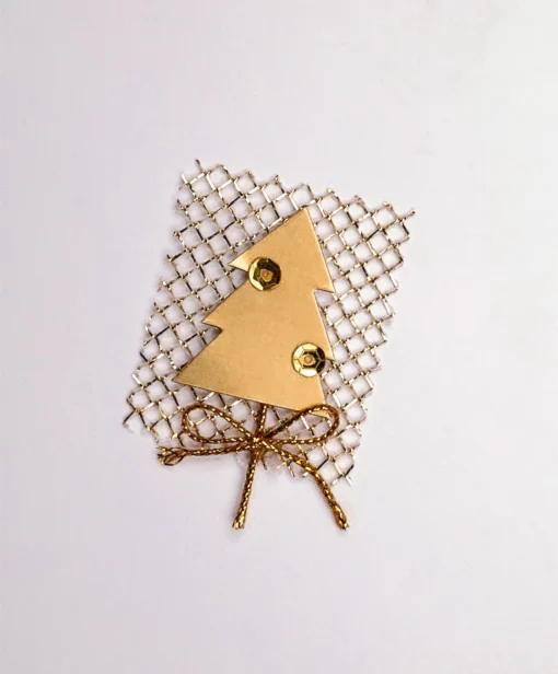 xmas gold xmas tree embellishment