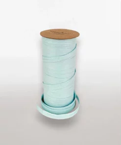 ribbon paper raffia pale blue