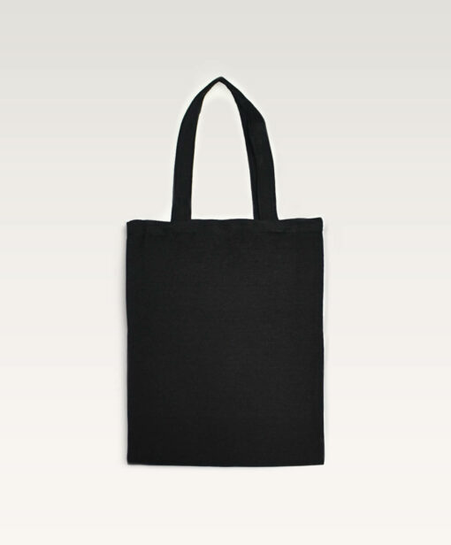 Woven Cotton Shopper Bag Black Small Available In Different Pack Size