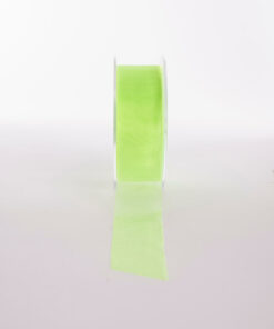 ORGANZA RIBBON LIME