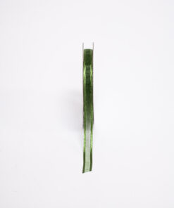 ORGANZA SATIN EDGE RIBBON OLIVE