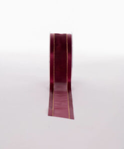 Metallic Stripe Burgundy Rose Gold Available Only In One Size