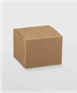 Small Flip Lid Cube Box Kraft Available In Different Sizes