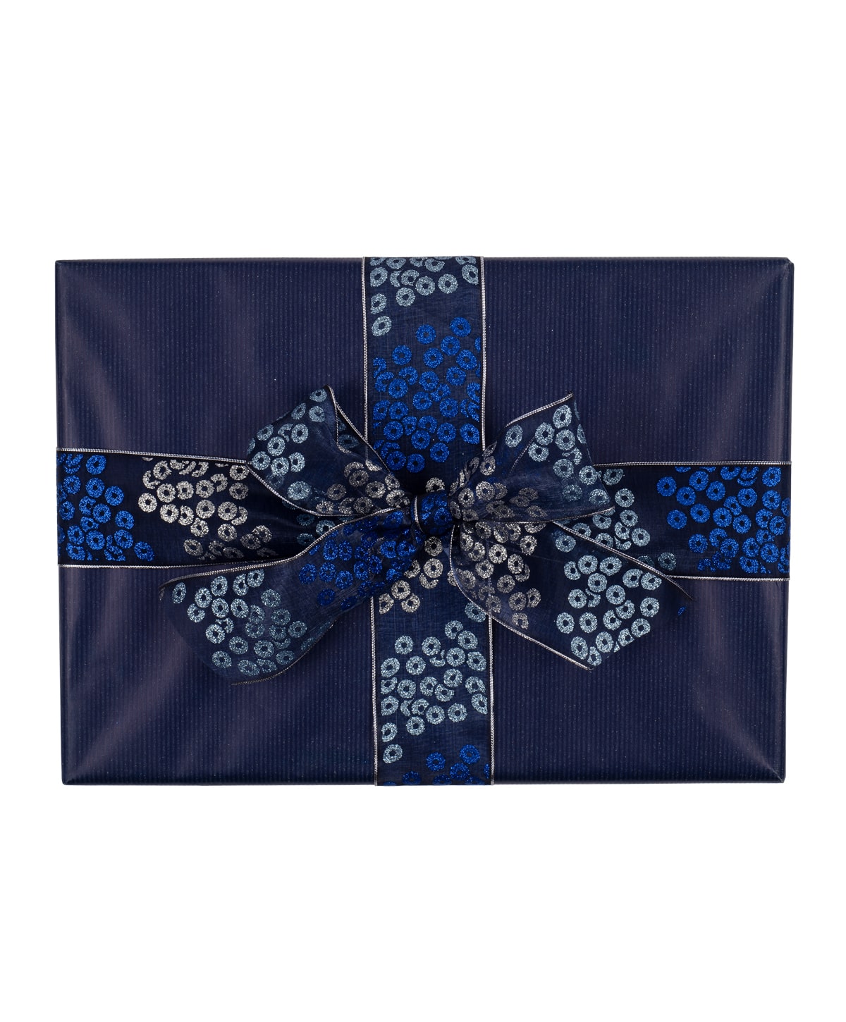 5m Plain Navy Kraft Christmas Wrapping Paper