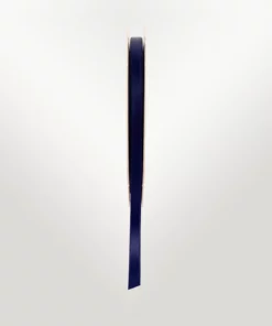 Satin ribbon 6mm wide navy blue