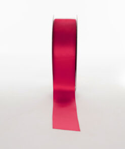 Satin Ribbon Fuschia Woven Edge Available In Different Widths