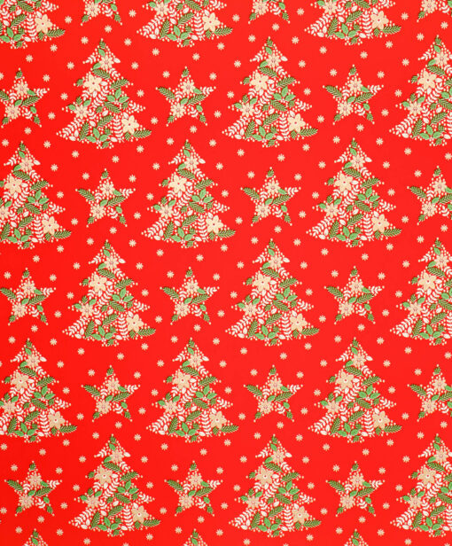 Dream Trees Red Design Wrapping Paper Available In Different Length