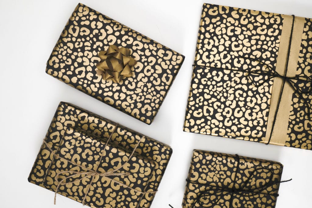 Animal inspired wrapping paper