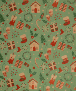 Minty Xmas Design Available In Different Width