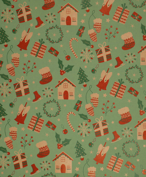 Minty Xmas Design Available In Different Width
