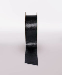 Luxe Ghost Satin Ribbon Black Available In Different Widths And Lengths