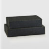 Flip Lip Box Black Textured Available In Different Colour And Sizes
