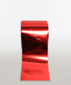 Wide Flat Polyprop Ribbon Metallic Red Available Only In One Size
