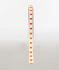 Printed Cotton Tape Vintage Hearts Available In Different Length