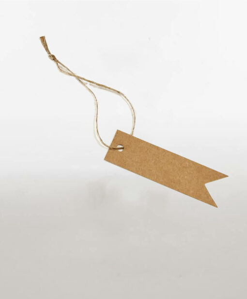 Plain Pennant Tag Kraft With Different Pack Size Available