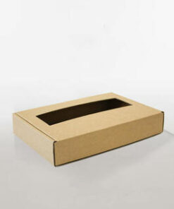 Courier Box with Window Kraft Available In Different Colour