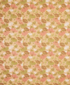 printed ribbed kraft wrapping paper poppy field muted pastels