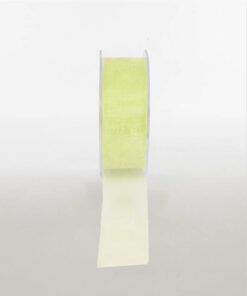 Organza Ribbon Hint of Lime Available In Different Width