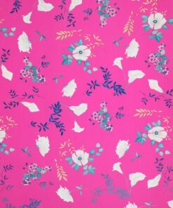 FLORAL CERISE WRAPPING PAPER