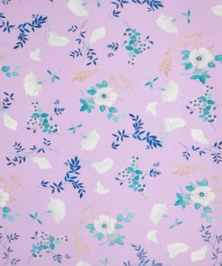 PRINTED GLOSS WRAP FLORAL LILAC