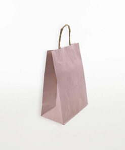 DUSKY PINK TWISTED BAG