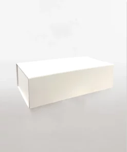 magnetic closure gift box white