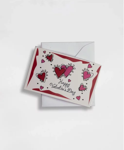 fold over card happy valentines