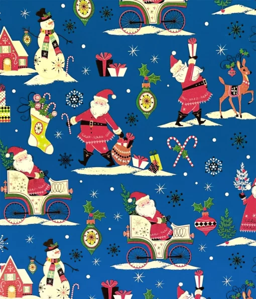 SANTA'S JOURNEY WRAPPING PAPER