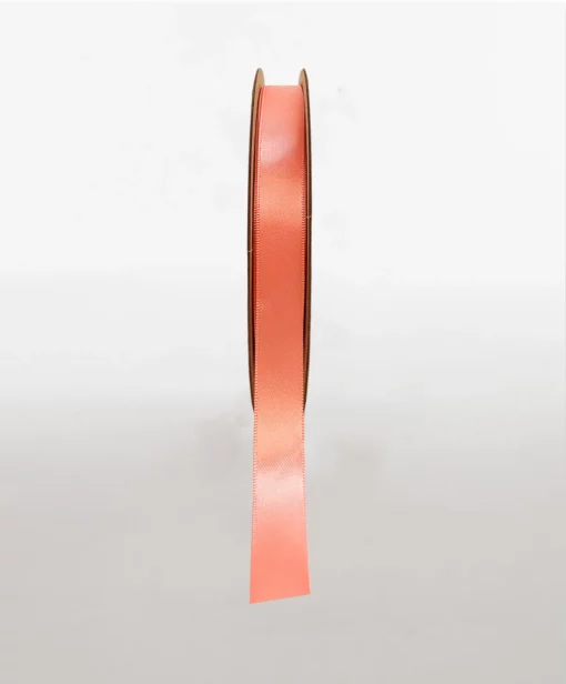 satin ribbon ripe peach