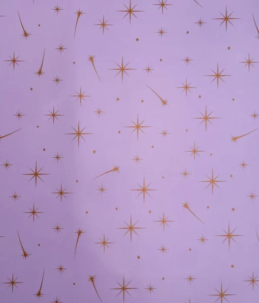 SHOOTING STAR LAVENDER WRAPPING PAPER GLOSS