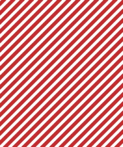 printed gloss wrapping paper diagonal stripe red and white