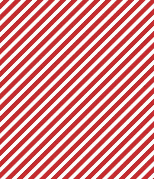 printed gloss wrapping paper diagonal stripe red and white