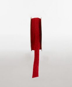 JUTE FLAT WOVEN CORD RED