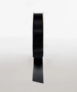 recycled satin ribbon black