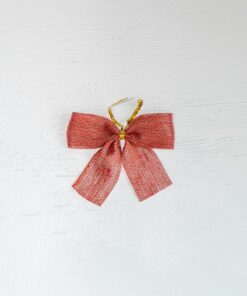 BOW JUTE RED GOLD