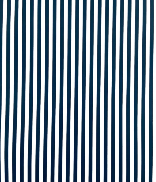 PRINTED GLOSS WRAPPING PAPER WITH DEEP NAVY PINSTRIPE