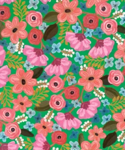 Liberty Floral Wrapping Paper pink and Green Wrapping Paper