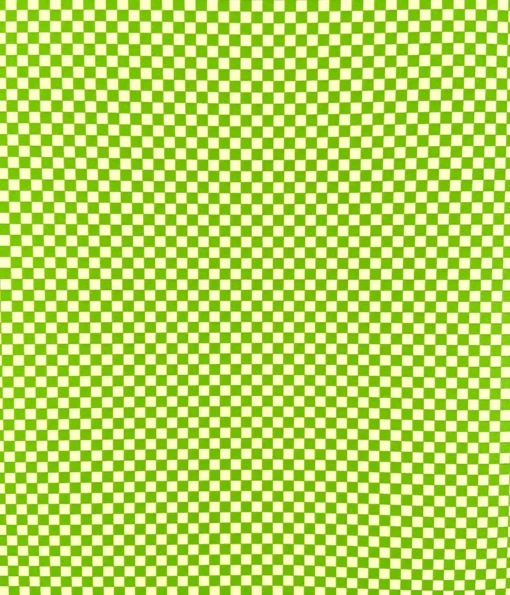 PRINTED GLOSS WRAPPING PAPER CHECKERS GREEN