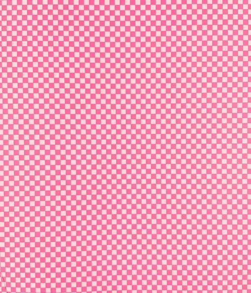 Checkers patterned wrapping paper in hues of pink. Modern and on trend design printed on high quality gloss paper.