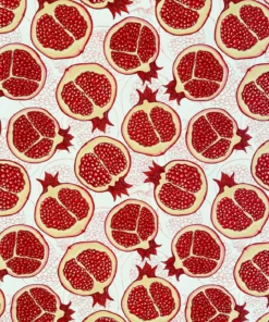 PRINTED GLOSS WRAPPING PAPER POMEGRANATE