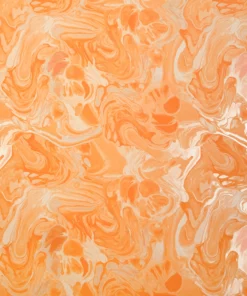 printed gloss wrapping paper pearly marble mandarin.