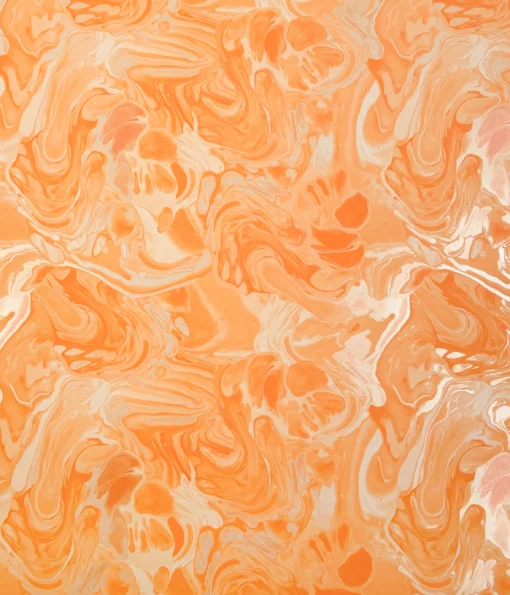 printed gloss wrapping paper pearly marble mandarin.