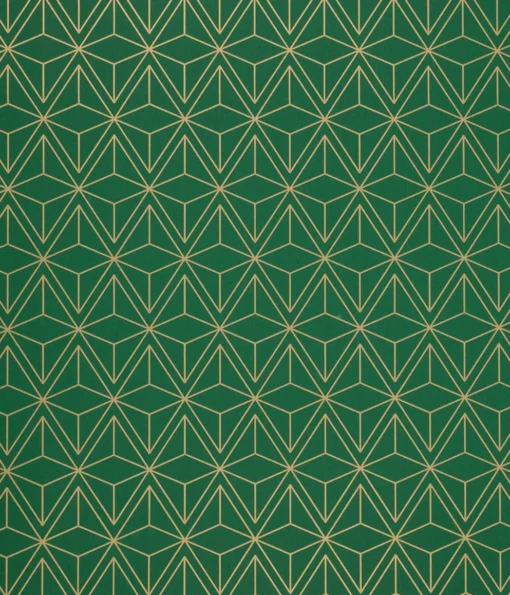 KR16742601-PRINTED-GLOSS-WRAPPING-PAPER-ORIGAMI-GREEN-GOLD