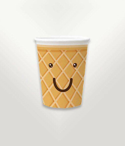 Ice cream design kids party cups
